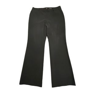 Anne Klein Women Black Dress Professional Wide Leg Pants Career Size 8p Petite